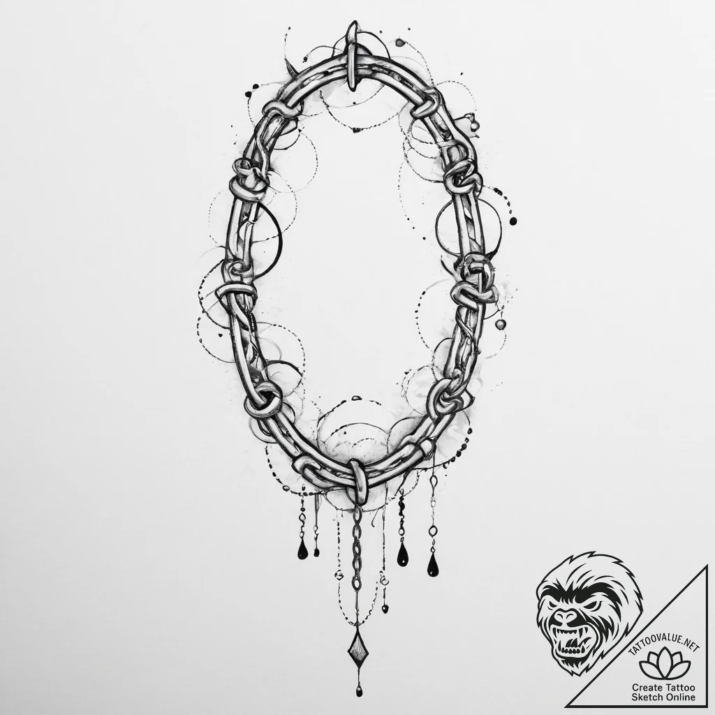 Tattoo sketch magical chain, tattoo sketch de... - tattoo sketch (№1757143602_0, 06.09.2025 07:26) — tattoovalue.net