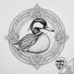 Tattoo sketch wood duck, tattoo sketch design… – tattoo sketch (№1757145765_0, 06.09.2025 08:02) — tattoovalue.net