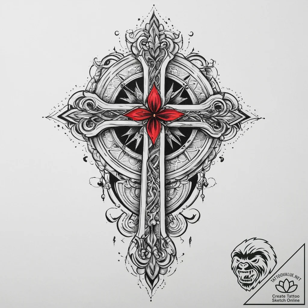 Tattoo sketch mystical past, tattoo drawing o... - tattoo sketch (№1757145962_0, 06.09.2025 08:06) — tattoovalue.net