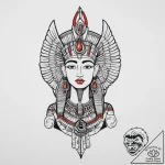 Tattoo sketch egyptian goddess isis, tattoo f… – tattoo sketch (№1757147344_0, 06.09.2025 08:29) — tattoovalue.net