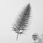 Tattoo sketch bottlebrush, artistic tattoo sk… – tattoo sketch (№1757152242_0, 06.09.2025 09:50) — tattoovalue.net