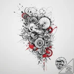 Tattoo sketch military text, tattoo drawing o… – tattoo sketch (№1757153807_0, 06.09.2025 10:16) — tattoovalue.net