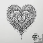 Tattoo sketch brave heart, ink illustration f… – tattoo sketch (№1757155566_0, 06.09.2025 10:46) — tattoovalue.net
