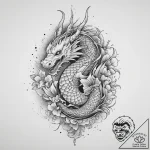 Tattoo sketch sacred representation, tattoo s… – tattoo sketch (№1757155762_0, 06.09.2025 10:49) — tattoovalue.net