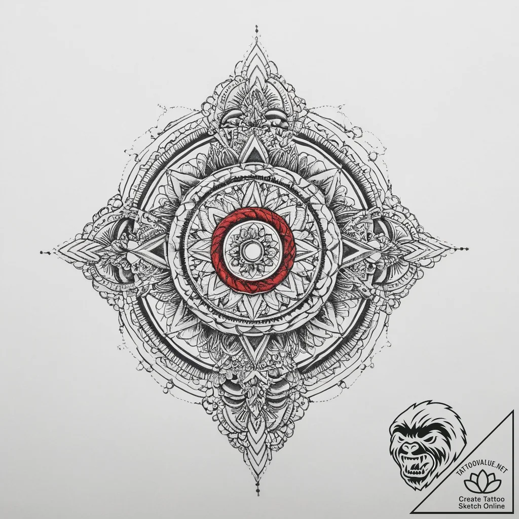 Tattoo sketch hands with a rope, concept art... - tattoo sketch (№1757156347_0, 06.09.2025 10:59) — tattoovalue.net