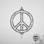 Tattoo sketch rave peace sign, tattoo drawing… – tattoo sketch (№1757156934_0, 06.09.2025 11:08) — tattoovalue.net