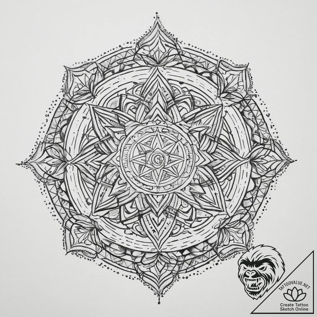 Tattoo sketch asatru symbol, tattoo sketch de... - tattoo sketch (№1757157326_0, 06.09.2025 11:15) — tattoovalue.net