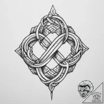 Tattoo sketch hieroglyphic symbol for “eterni… – tattoo sketch (№1757158500_0, 06.09.2025 11:35) — tattoovalue.net