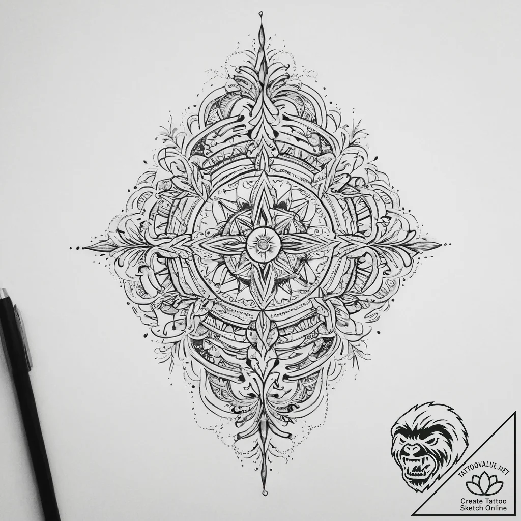 Tattoo sketch hands with a map, tattoo sketch... - tattoo sketch (№1757161038_0, 06.09.2025 12:17) — tattoovalue.net