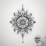 Tattoo sketch dust, concept art for tattoo, b… – tattoo sketch (№1757161425_0, 06.09.2025 12:23) — tattoovalue.net