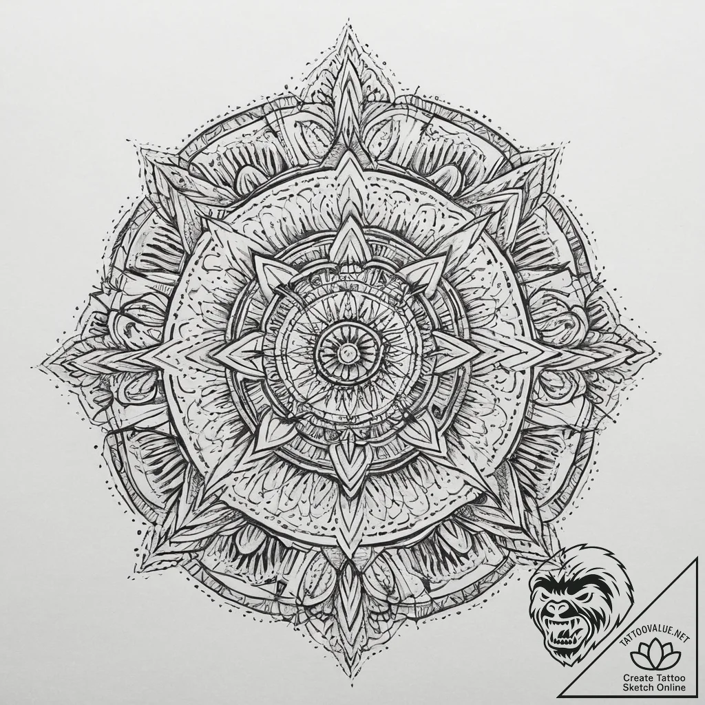 Tattoo sketch nightmare, tattoo line art, sep... - tattoo sketch (№1757162625_0, 06.09.2025 12:43) — tattoovalue.net