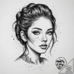 Tattoo sketch galaxy in a head, tattoo sketch… – tattoo sketch (№1757163825_0, 06.09.2025 13:03) — tattoovalue.net