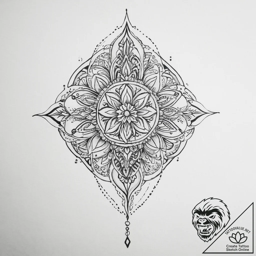 Tattoo sketch copper - tattoo sketch (№1757165616_0, 06.09.2025 13:33) — tattoovalue.net