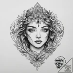 Tattoo sketch makeup tattoo, tattoo flash she… – tattoo sketch (№1757166820_0, 06.09.2025 13:53) — tattoovalue.net