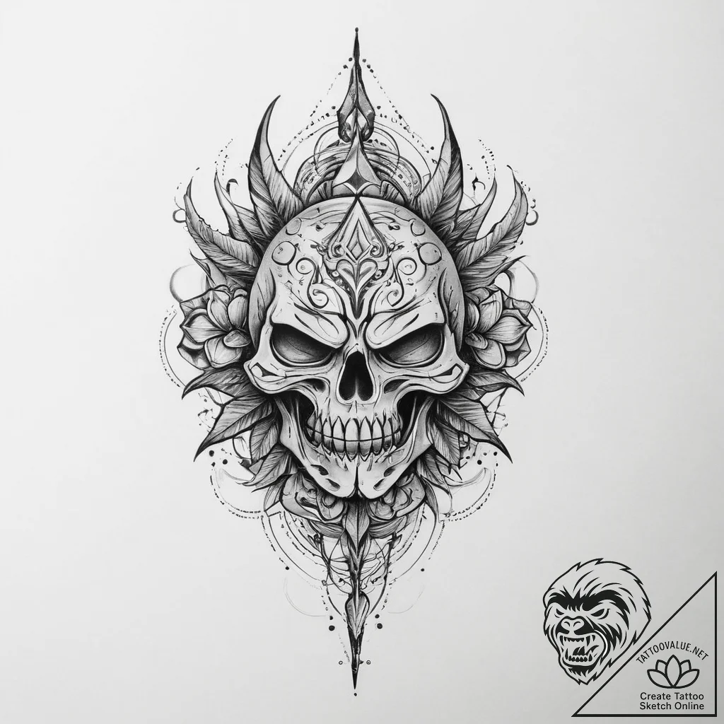 Tattoo sketch adventure, concept art for tatt... - tattoo sketch (№1757167410_0, 06.09.2025 14:03) — tattoovalue.net