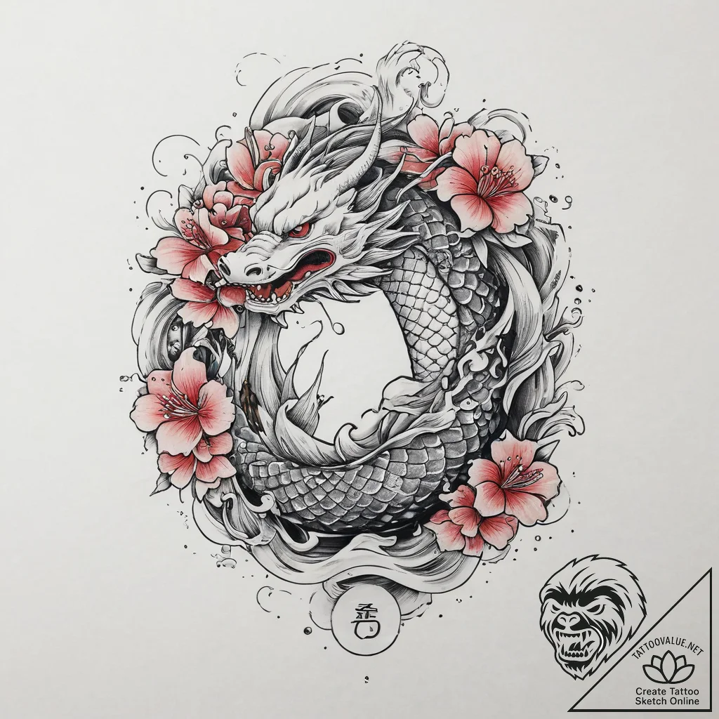 Tattoo sketch a symbolic concept, tattoo flas... - tattoo sketch (№1757167806_0, 06.09.2025 14:10) — tattoovalue.net