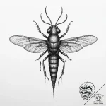 Tattoo sketch earwig, tattoo flash sheet desi… – tattoo sketch (№1757168007_0, 06.09.2025 14:13) — tattoovalue.net