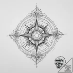 Tattoo sketch cosmic foundation, tattoo flash… – tattoo sketch (№1757168601_0, 06.09.2025 14:23) — tattoovalue.net