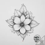 Tattoo sketch periwinkle, tattoo flash sheet… – tattoo sketch (№1757171587_0, 06.09.2025 15:13) — tattoovalue.net