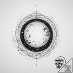 Tattoo sketch cosmic sphere – tattoo sketch (№1757172983_0, 06.09.2025 15:36) — tattoovalue.net