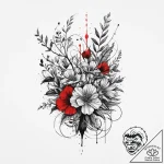 Tattoo sketch thyme, tattoo flash sheet desig… – tattoo sketch (№1757173772_0, 06.09.2025 15:49) — tattoovalue.net