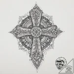 Tattoo sketch sacred story, tattoo flash shee… – tattoo sketch (№1757174773_0, 06.09.2025 16:06) — tattoovalue.net
