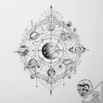 Tattoo sketch cosmic world – tattoo sketch (№1757175168_0, 06.09.2025 16:12) — tattoovalue.net