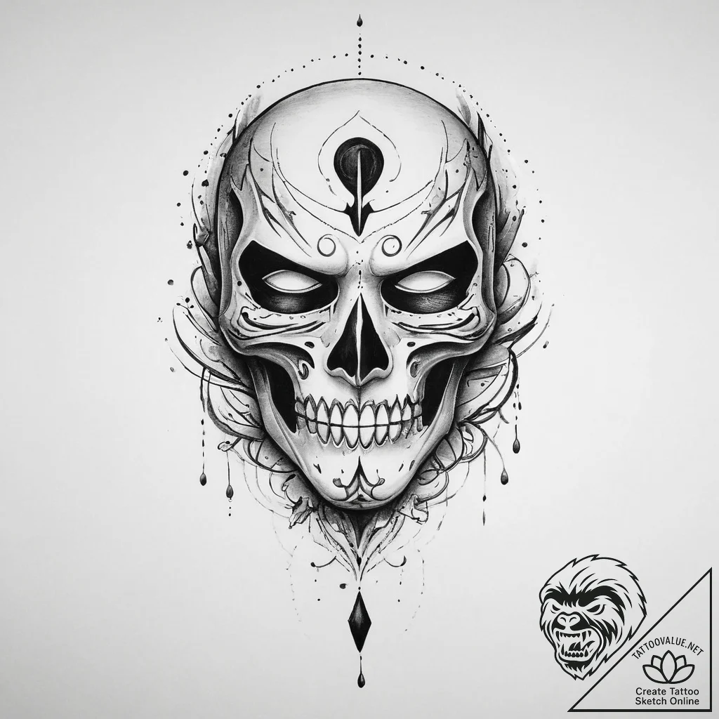 Tattoo sketch phantom - tattoo sketch (№1757176563_0, 06.09.2025 16:36) — tattoovalue.net