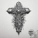 Tattoo sketch bio-mechanical поршень, tattoo… – tattoo sketch (№1757176759_0, 06.09.2025 16:39) — tattoovalue.net