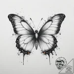 Tattoo sketch butterfly girl tattoo, artistic… – tattoo sketch (№1757178963_0, 06.09.2025 17:16) — tattoovalue.net