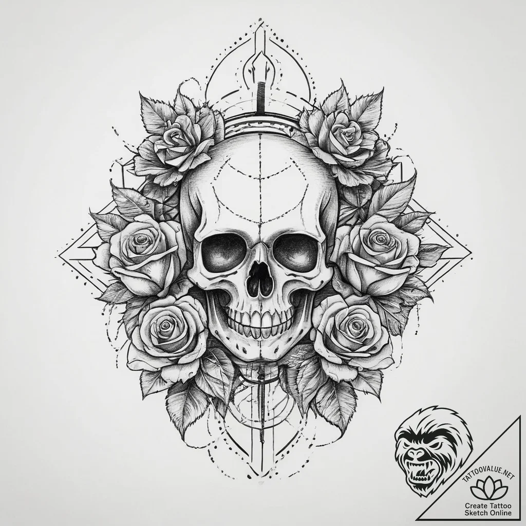 Tattoo sketch road, tattoo sketch design, bla... - tattoo sketch (№1757179750_0, 06.09.2025 17:29) — tattoovalue.net