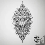 Tattoo sketch loop, ink illustration for tatt… – tattoo sketch (№1757180154_0, 06.09.2025 17:35) — tattoovalue.net