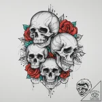 Tattoo sketch hands with a thread, tattoo fla… – tattoo sketch (№1757181362_0, 06.09.2025 17:56) — tattoovalue.net