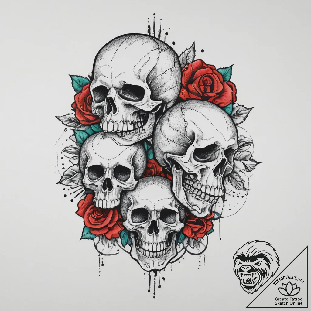 Tattoo sketch hands with a thread, tattoo fla... - tattoo sketch (№1757181362_0, 06.09.2025 17:56) — tattoovalue.net