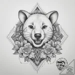Tattoo sketch tom and jerry with a bear, ink… – tattoo sketch (№1757181960_0, 06.09.2025 18:06) — tattoovalue.net