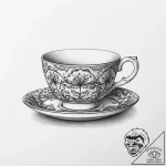 Tattoo sketch teacup tattoo, tattoo line art,… – tattoo sketch (№1757183762_0, 06.09.2025 18:36) — tattoovalue.net