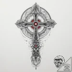 Tattoo sketch cosmic universe, tattoo line ar… – tattoo sketch (№1757185166_0, 06.09.2025 18:59) — tattoovalue.net