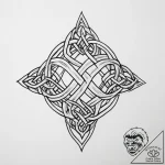 Tattoo sketch кельтский узел – tattoo sketch (№1757198359_0, 06.09.2025 22:39) — tattoovalue.net