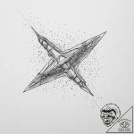 Tattoo sketch cosmic plane, tattoo line art,… – tattoo sketch (№1757199155_0, 06.09.2025 22:52) — tattoovalue.net