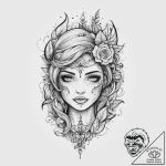 Tattoo sketch dust, artistic tattoo sketch, m… – tattoo sketch (№1757200755_0, 06.09.2025 23:19) — tattoovalue.net