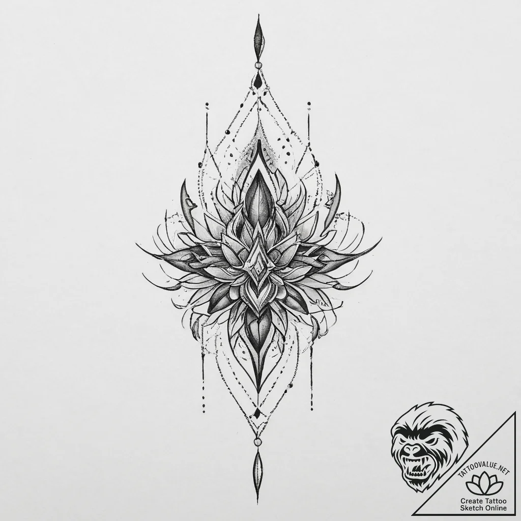 Tattoo sketch obsidian, artistic tattoo sketc... - tattoo sketch (№1757201752_0, 06.09.2025 23:35) — tattoovalue.net