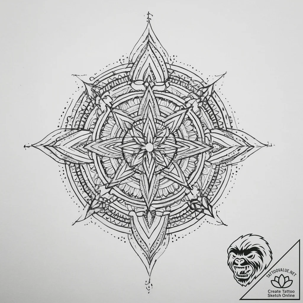 Tattoo sketch a symbolic animal, artistic tat... - tattoo sketch (№1757202351_0, 06.09.2025 23:45) — tattoovalue.net