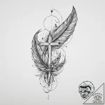 Tattoo sketch перо с птицами, tattoo sketch d… – tattoo sketch (№1757205154_0, 07.09.2025 00:32) — tattoovalue.net