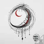 Tattoo sketch moon tattoo, artistic tattoo sk… – tattoo sketch (№1757206139_0, 07.09.2025 00:48) — tattoovalue.net