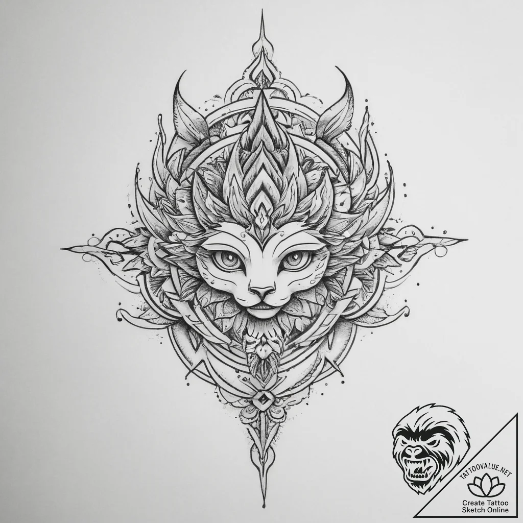 Tattoo sketch ember - tattoo sketch (№1757207926_0, 07.09.2025 01:18) — tattoovalue.net