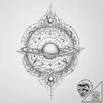 Tattoo sketch cosmic story – tattoo sketch (№1757209127_0, 07.09.2025 01:38) — tattoovalue.net
