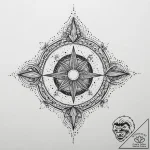 Tattoo sketch cosmic foundation, tattoo flash… – tattoo sketch (№1757209726_0, 07.09.2025 01:48) — tattoovalue.net