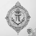 Tattoo sketch orange, tattoo line art, on a c… – tattoo sketch (№1757211531_0, 07.09.2025 02:18) — tattoovalue.net
