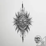 Tattoo sketch stone – tattoo sketch (№1757212337_0, 07.09.2025 02:32) — tattoovalue.net
