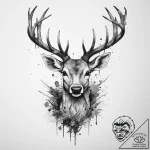 Tattoo sketch узор в виде оленя, ink illustra… – tattoo sketch (№1757212938_0, 07.09.2025 02:42) — tattoovalue.net